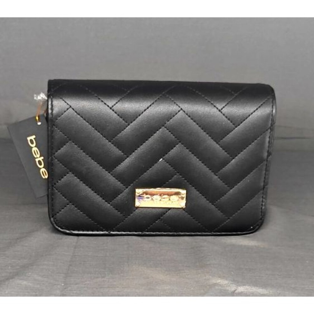 NWT Bebe Black Sophia Cross Body Bag RV $69